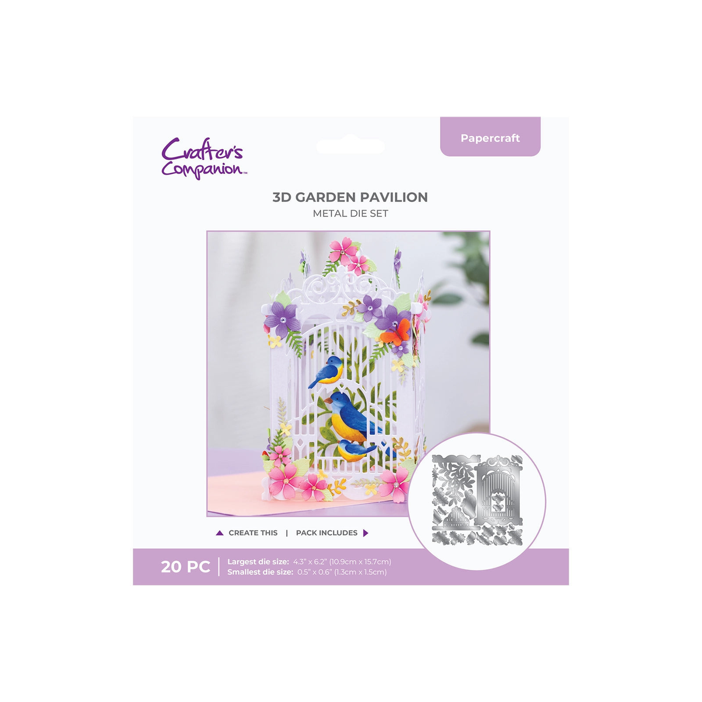 3D Birdcage Pop-Up Card