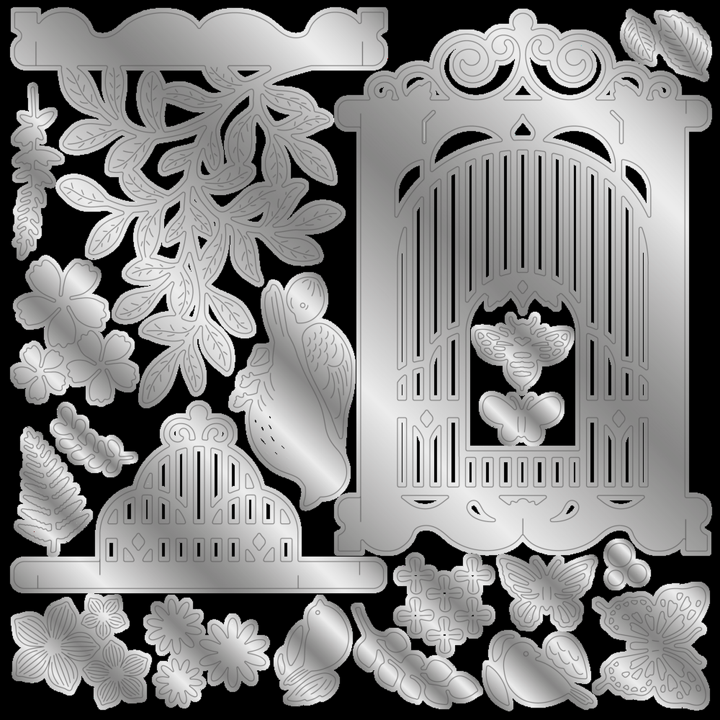 3D Birdcage Pop-Up Card