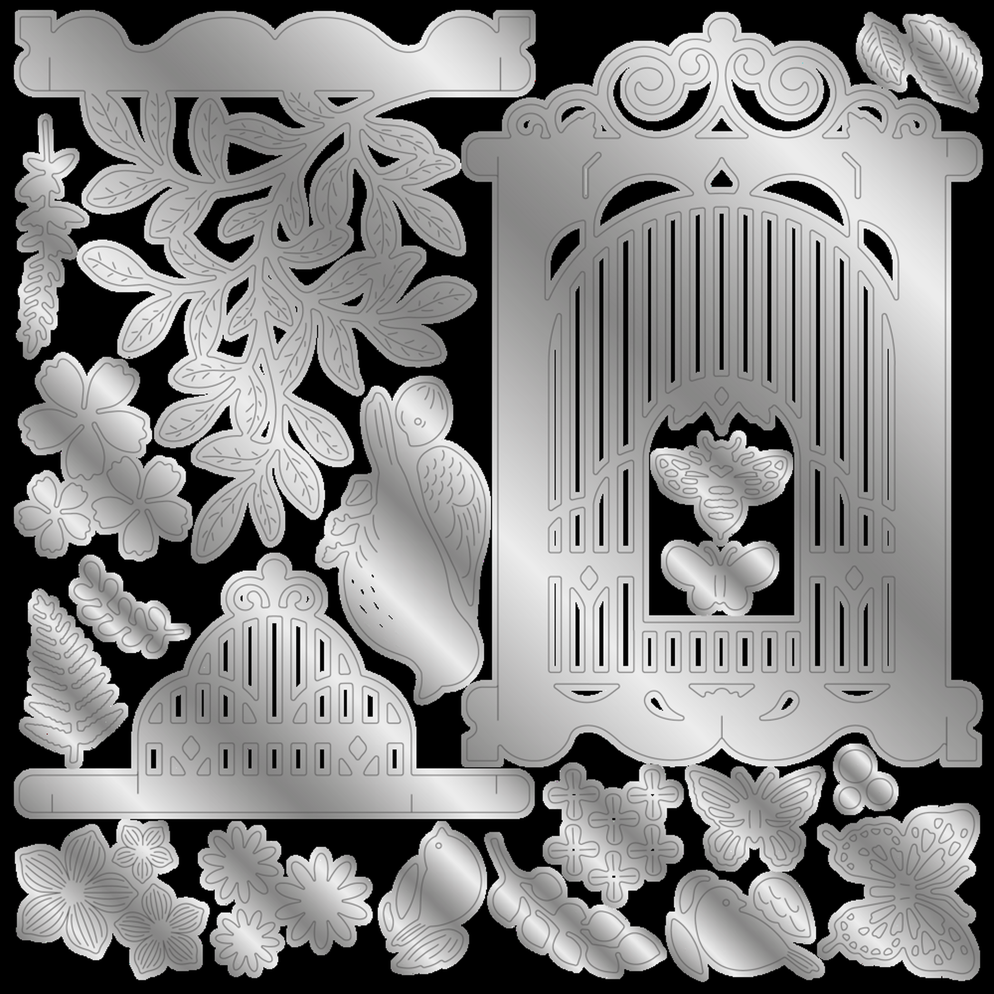 3D Birdcage Pop-Up Card