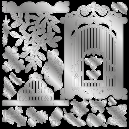 3D Birdcage Pop-Up Card