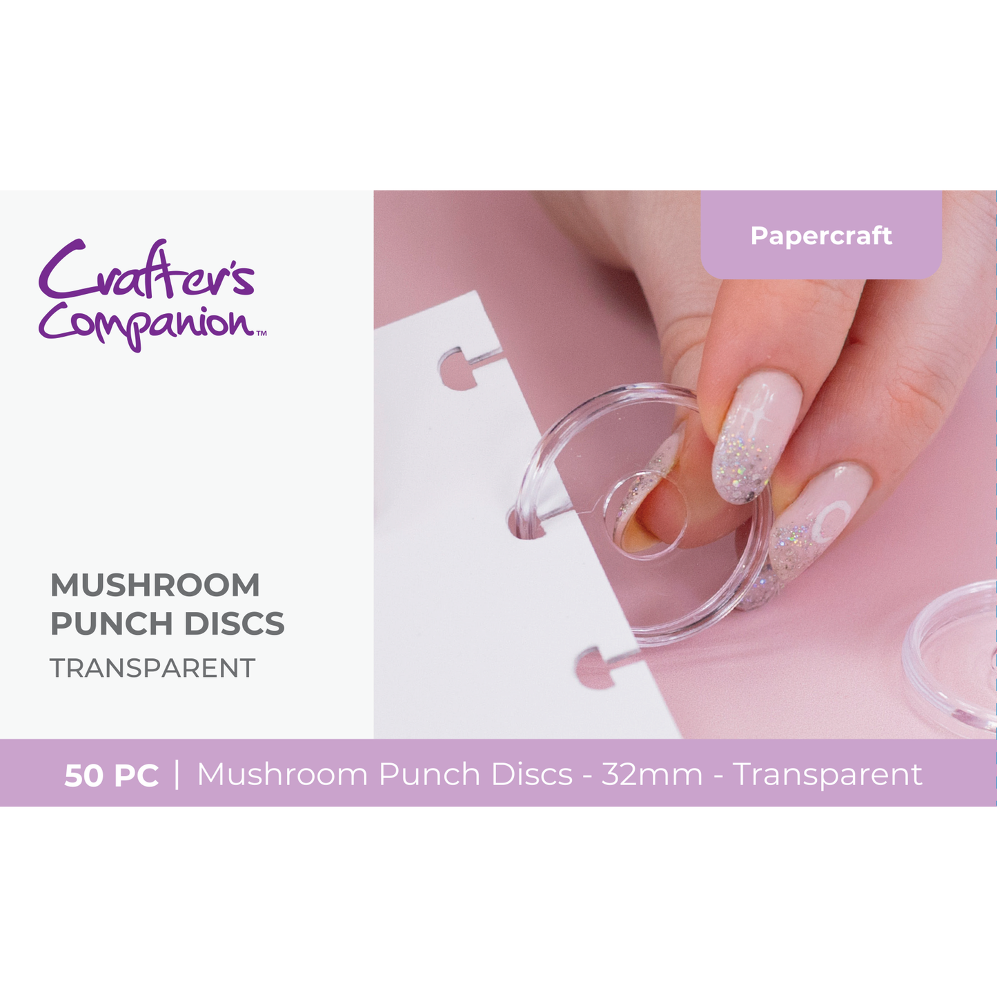 Recipe Book Mushroom Punch Discs Transparent