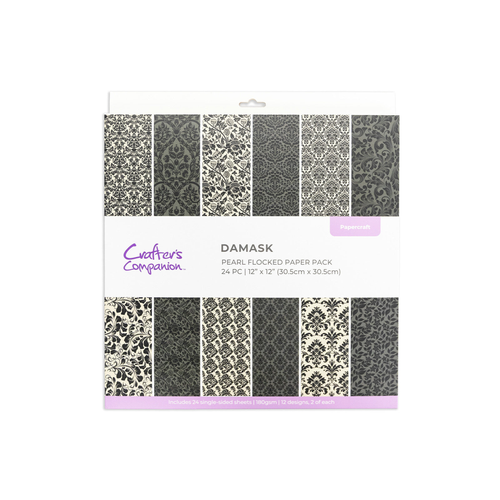 Flocked Damask
