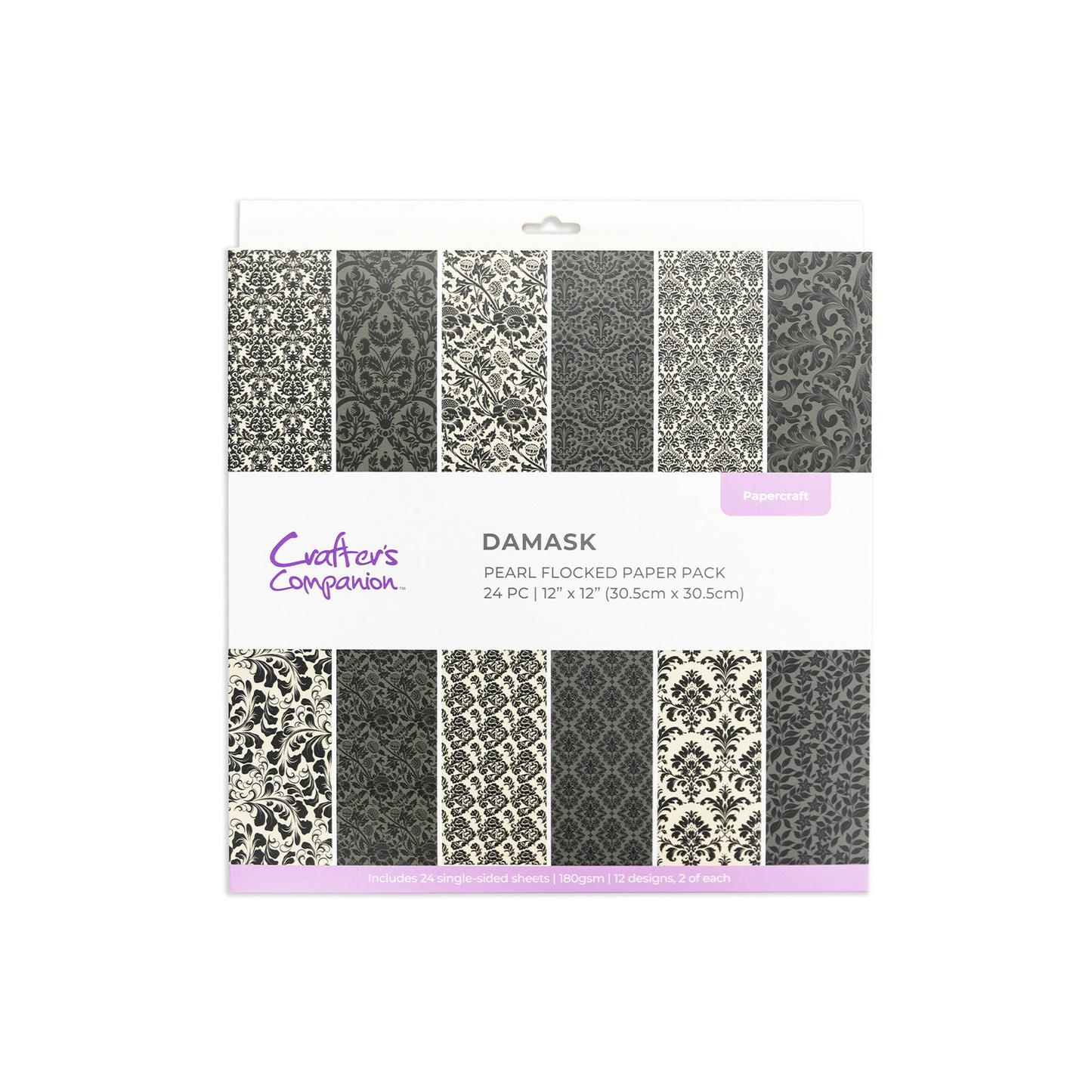 Flocked Damask
