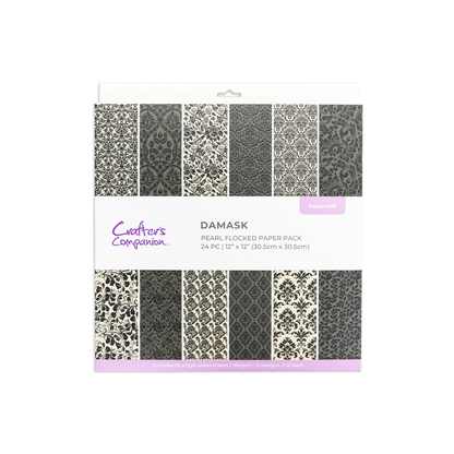 Flocked Damask