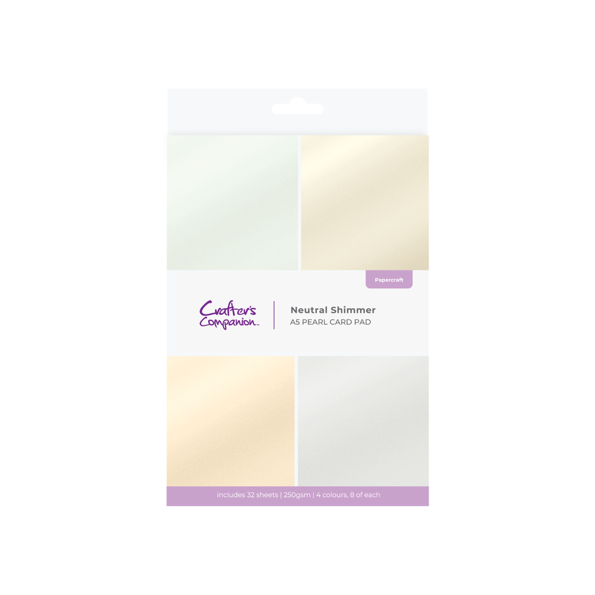 Neutral Shimmer Pearl Card Pad