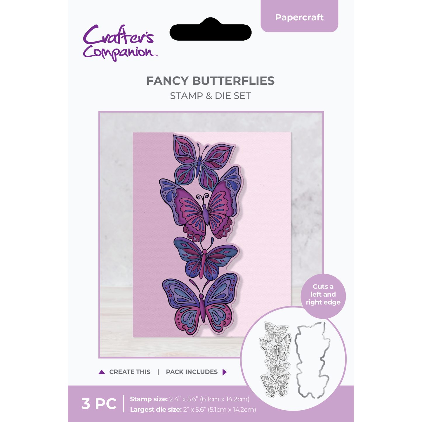 Vertical Edge - Butterfly Cluster