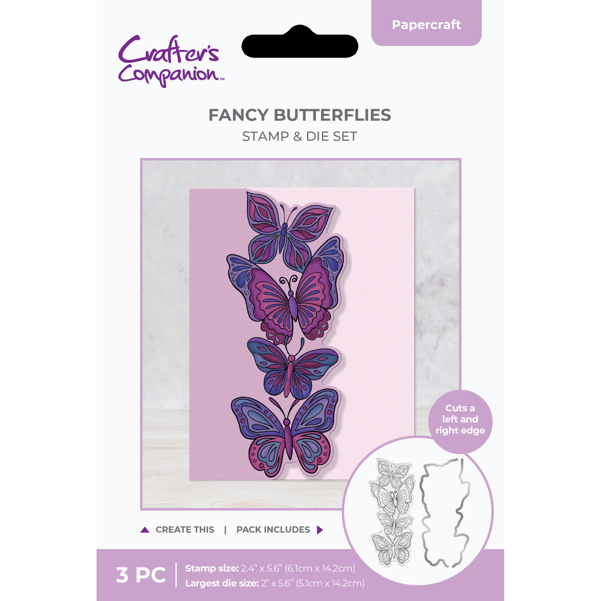 Vertical Edge - Butterfly Cluster