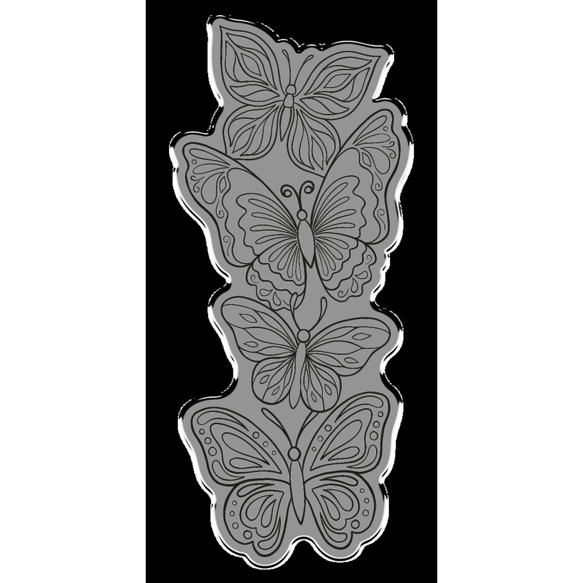 Vertical Edge - Butterfly Cluster