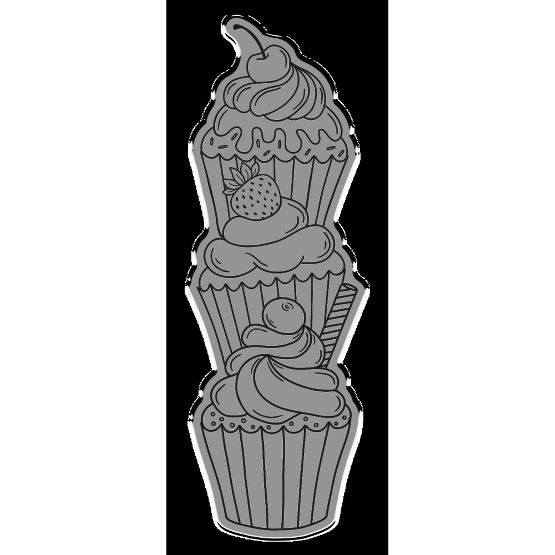Vertical Edge - Cupcake Stack