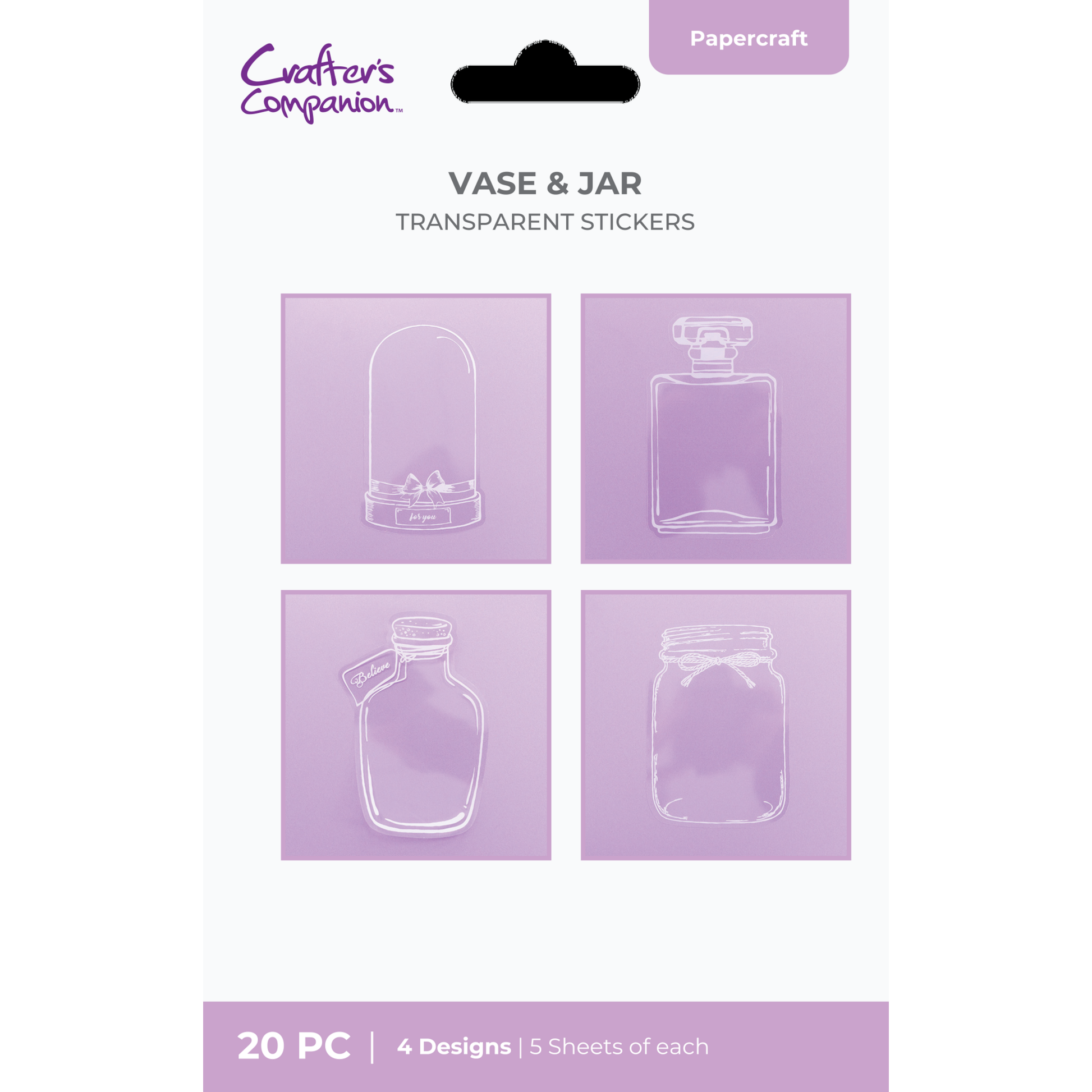 Flower Press Transparent Vase & Jar