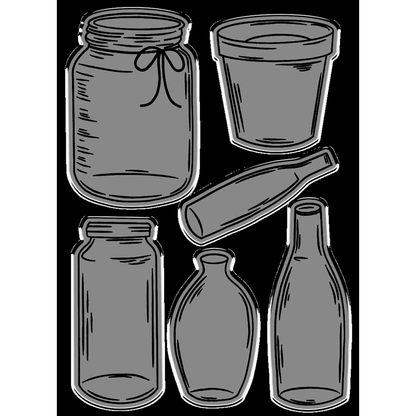 Flower Press - Jars, Bottles & Vases