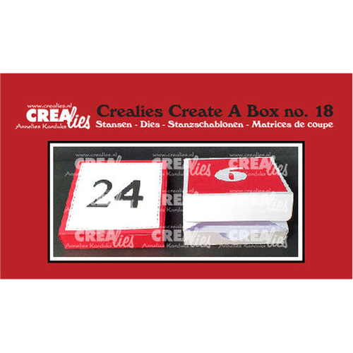 Create A Box No. 18 Advent Box 6 cm, with Numbers