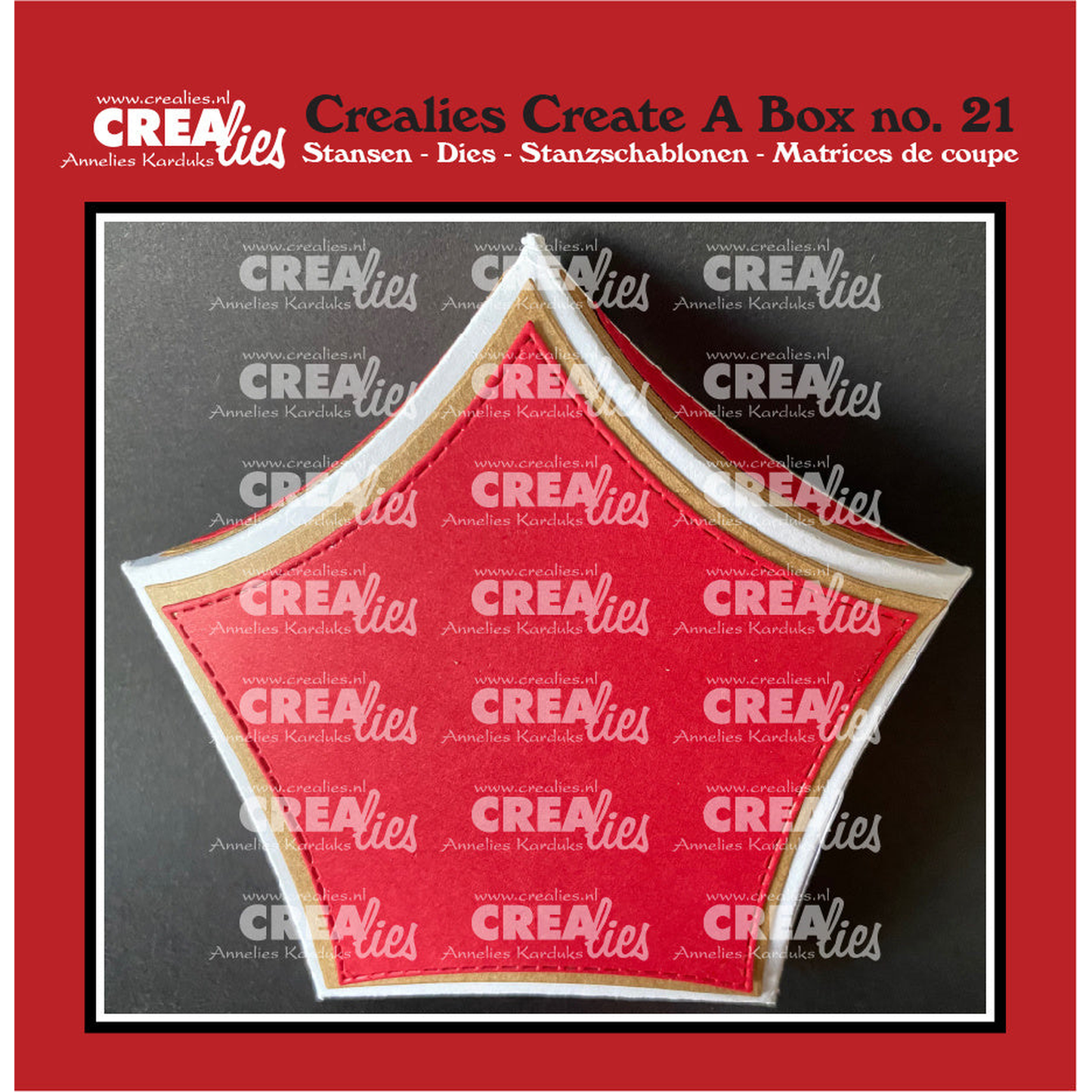 Create A Box No. 21 Pillow Box 5 Sides
