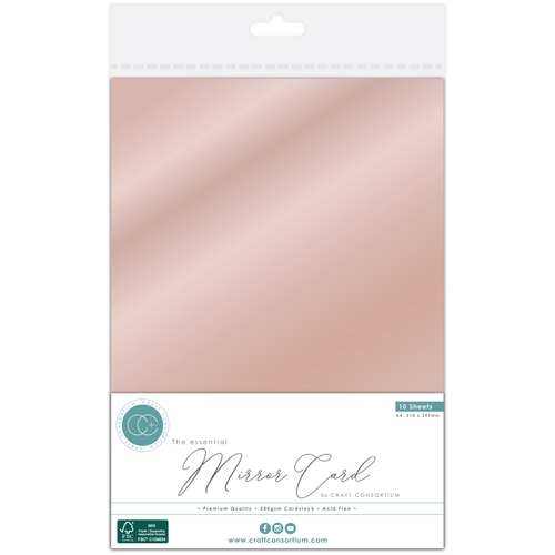 The Essential Mirror Card Rose Gold
