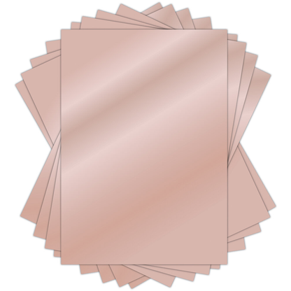 The Essential Mirror Card Rose Gold