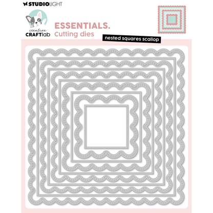 Nested Squares Scallop