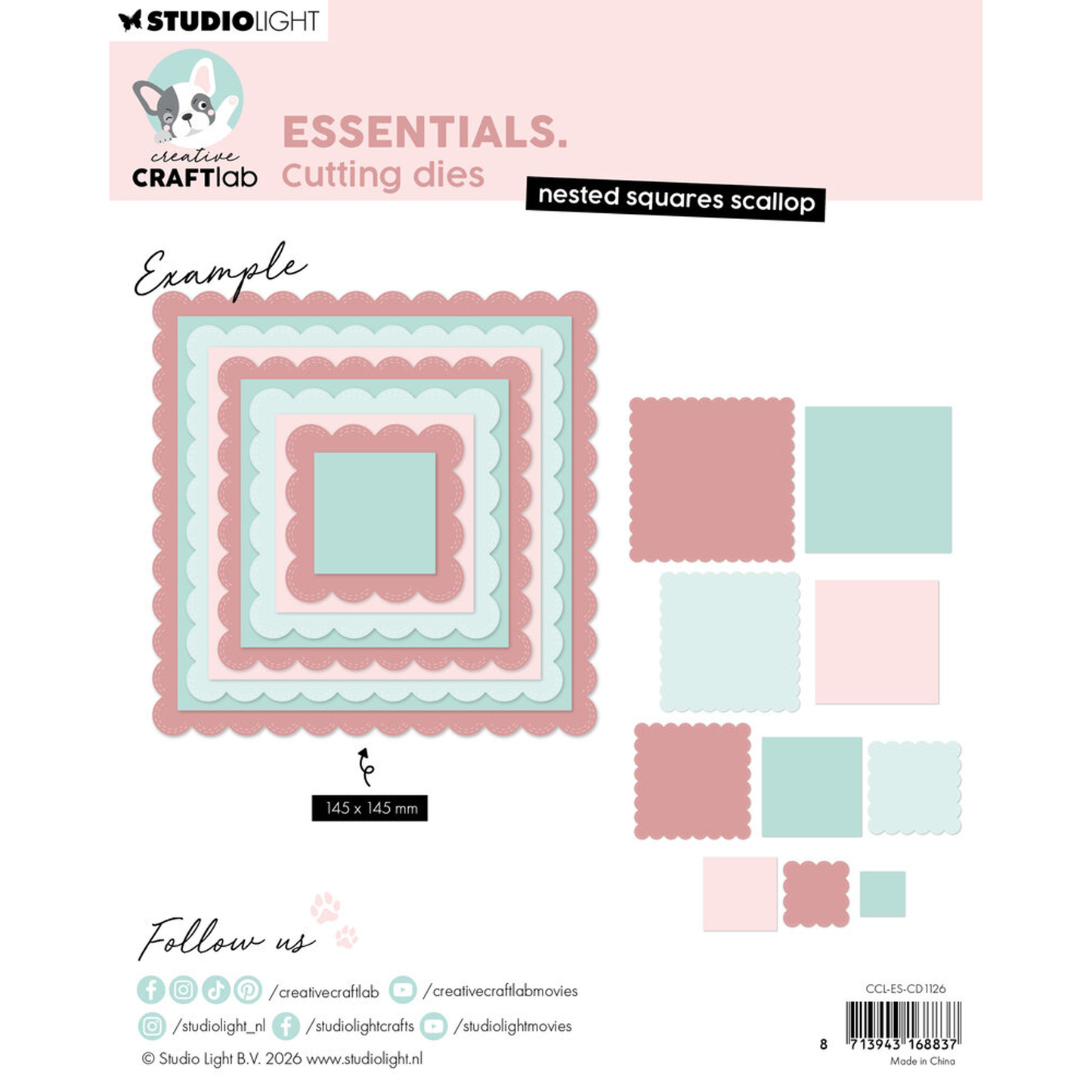 Nested Squares Scallop