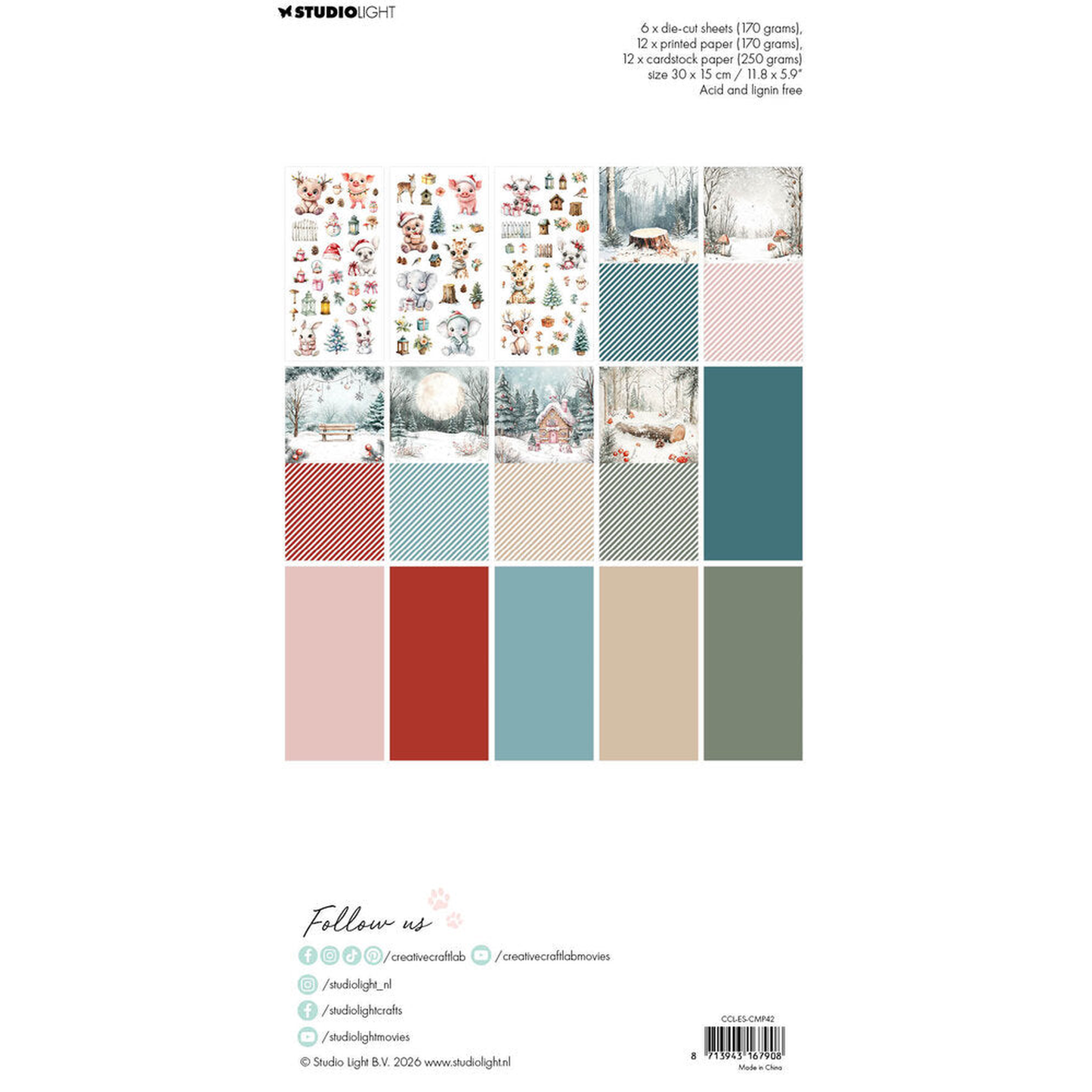Snowy Winter - Card Making Pad