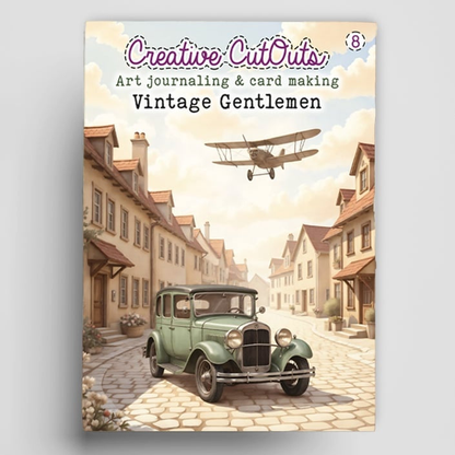 Vintage Gentlemen Book Creative CutOuts