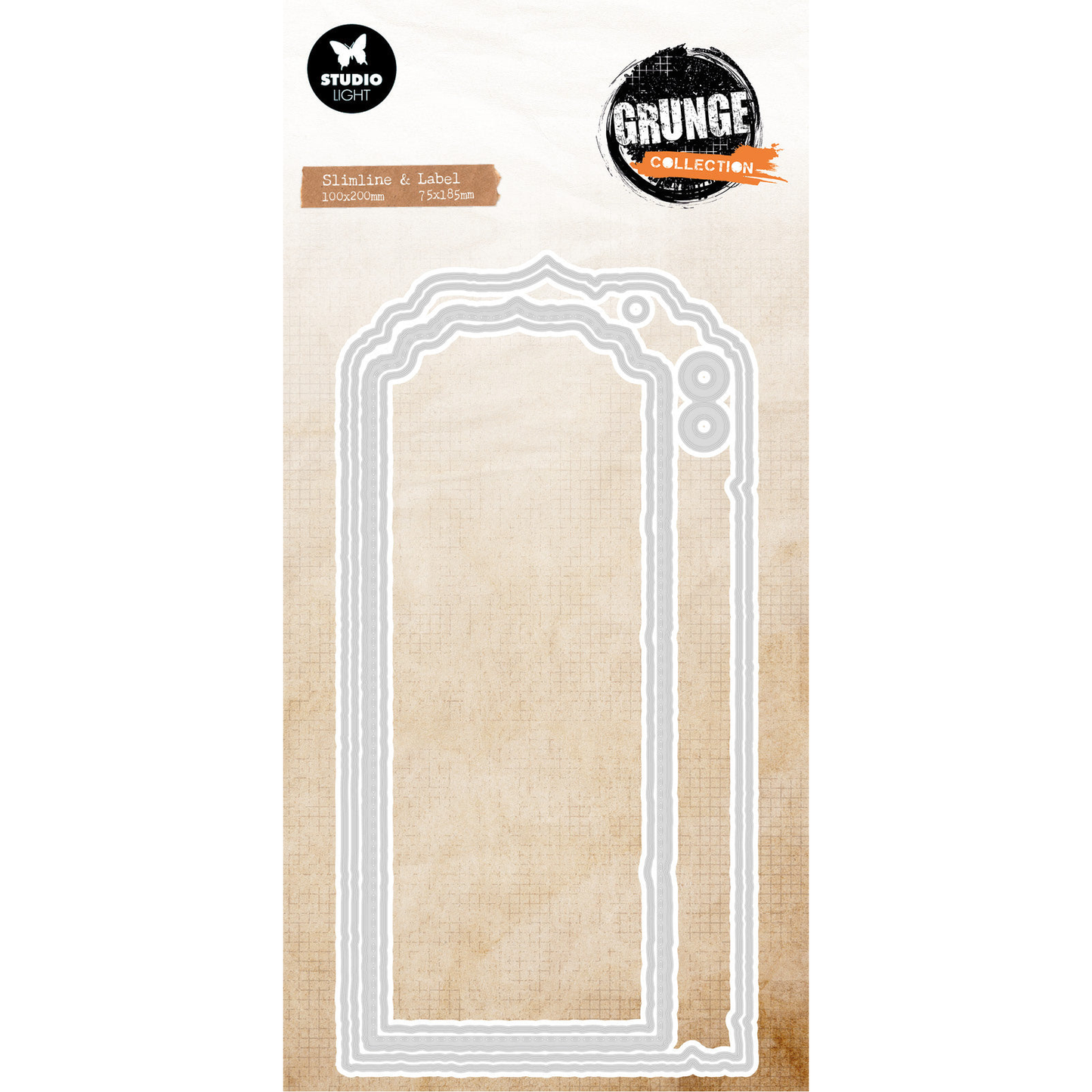 Slimline & Label Grunge