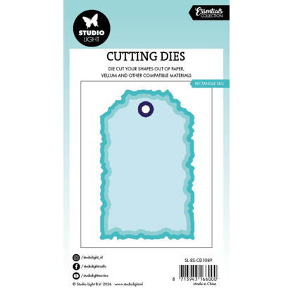 Torn Edge Rectangle Tag