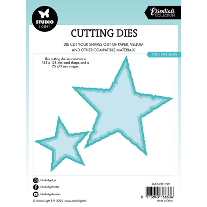Torn Edge Torn Star Shape