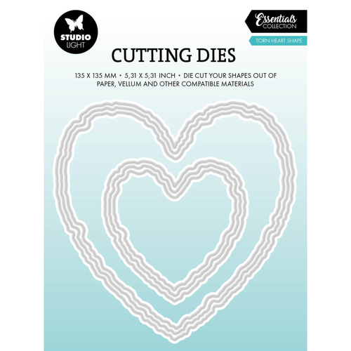 Torn Edge Torn Heart Shape