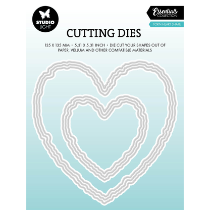 Torn Edge Torn Heart Shape