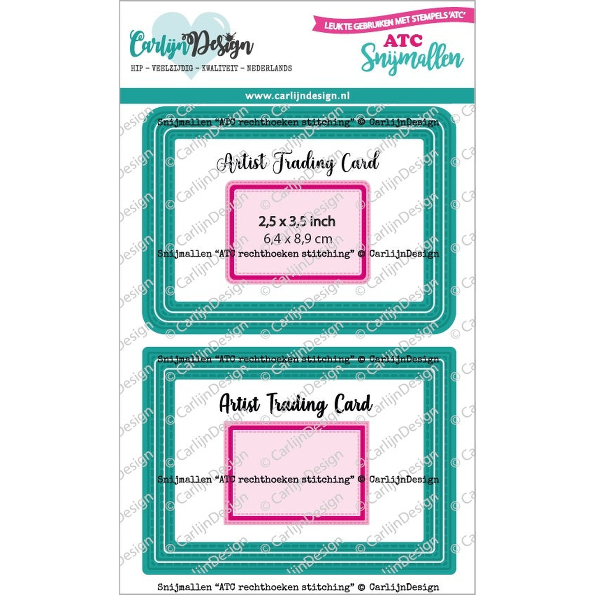 ATC Rectangles Stitching