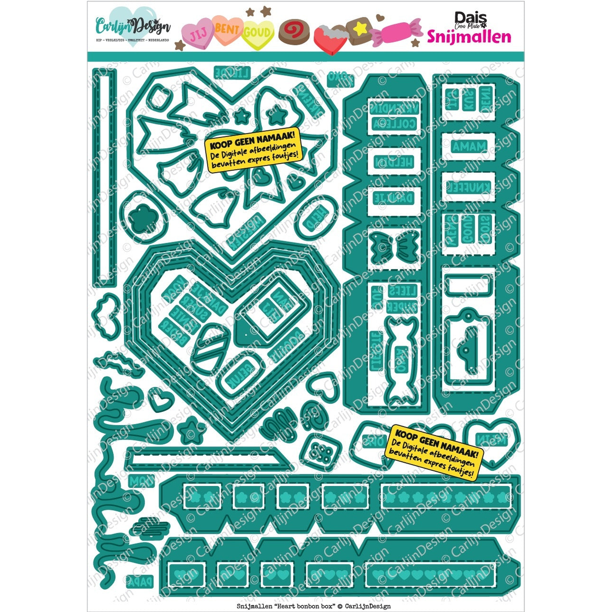 Heart Bonbon box