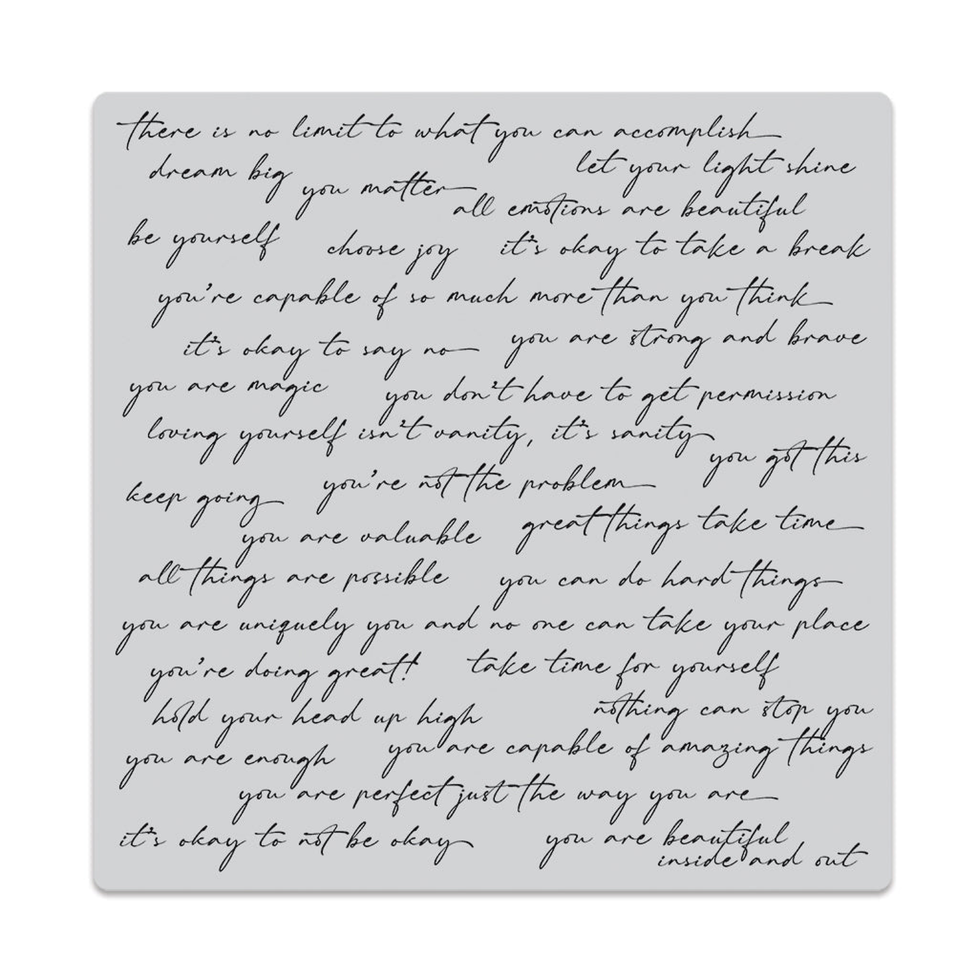 From The Vault Spring - Positive Script Bold Prints