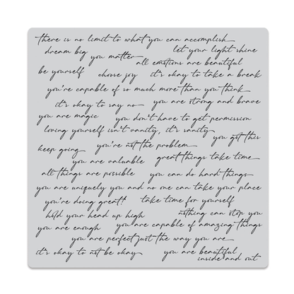 From The Vault Spring - Positive Script Bold Prints