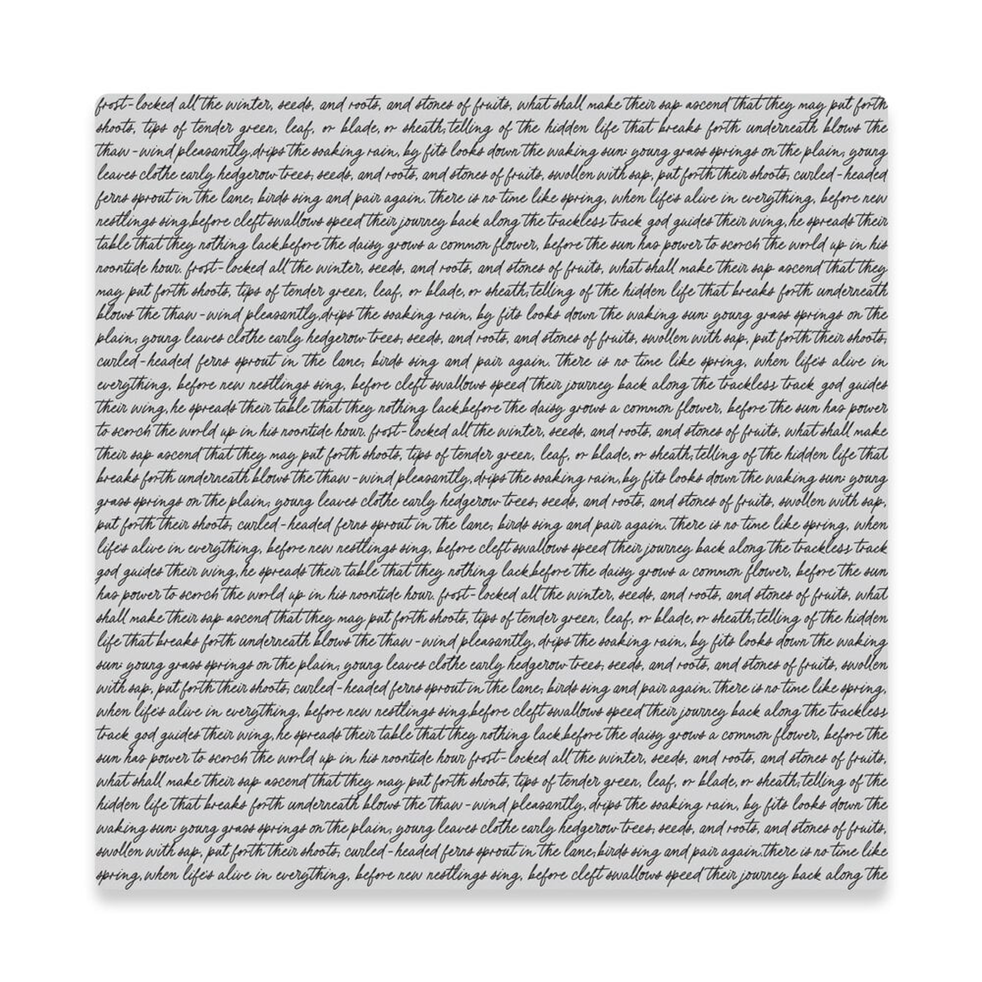 Spring Meadow - Birdsong Script