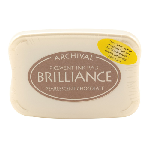 Brilliance Ink Pad Pearlescent Chocolate