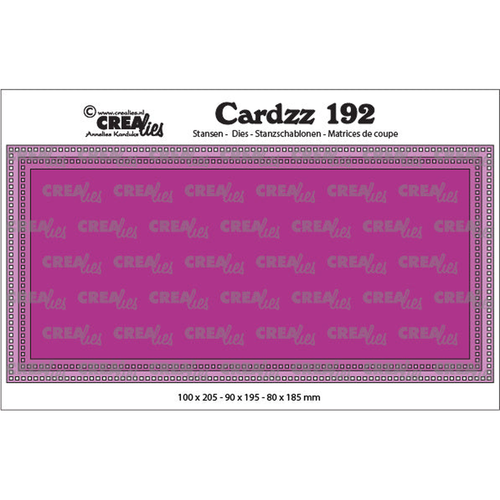Cardzz No. 192 Slimline L With Small Squares
