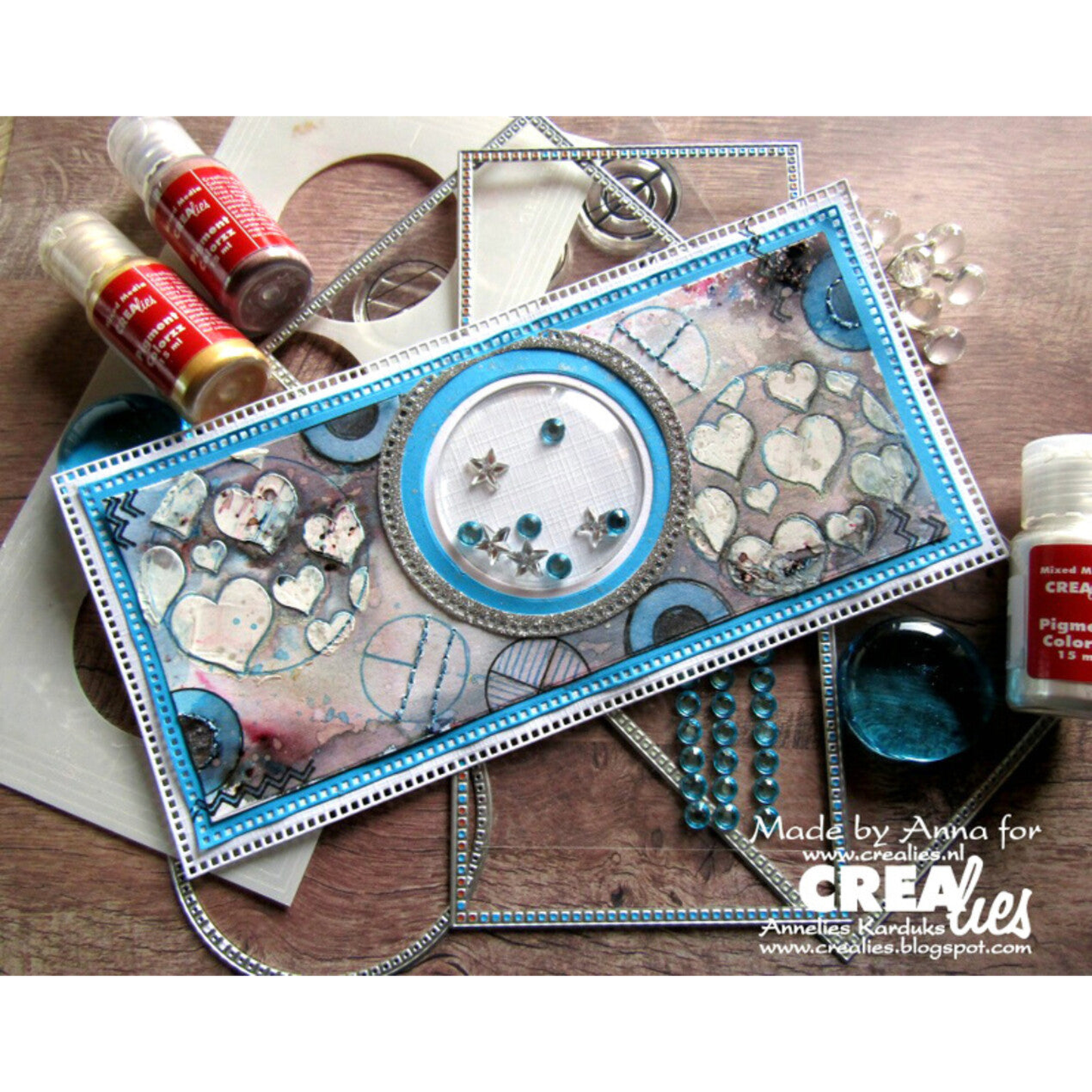 Cardzz No. 192 Slimline L With Small Squares