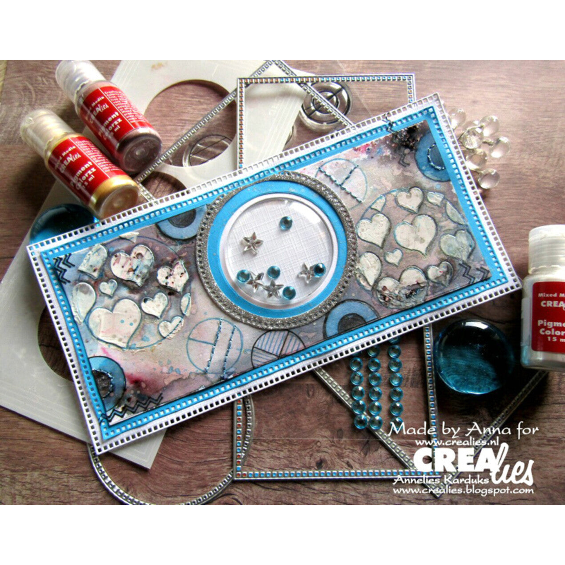 Cardzz No. 192 Slimline L With Small Squares