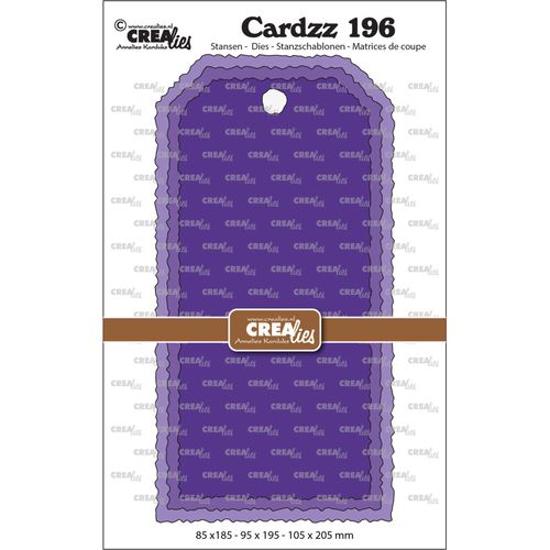 Cardzz No. 196 Slimline Tags With Rough Edges