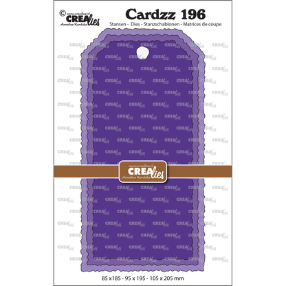 Cardzz No. 196 Slimline Tags With Rough Edges