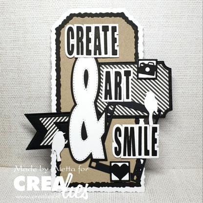 Cardzz No. 196 Slimline Tags With Rough Edges