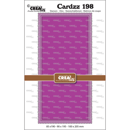Cardzz Mini Slimline w/ Postage Stamp Border