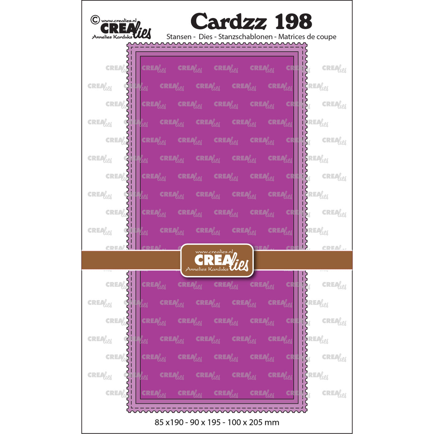 Cardzz Mini Slimline w/ Postage Stamp Border