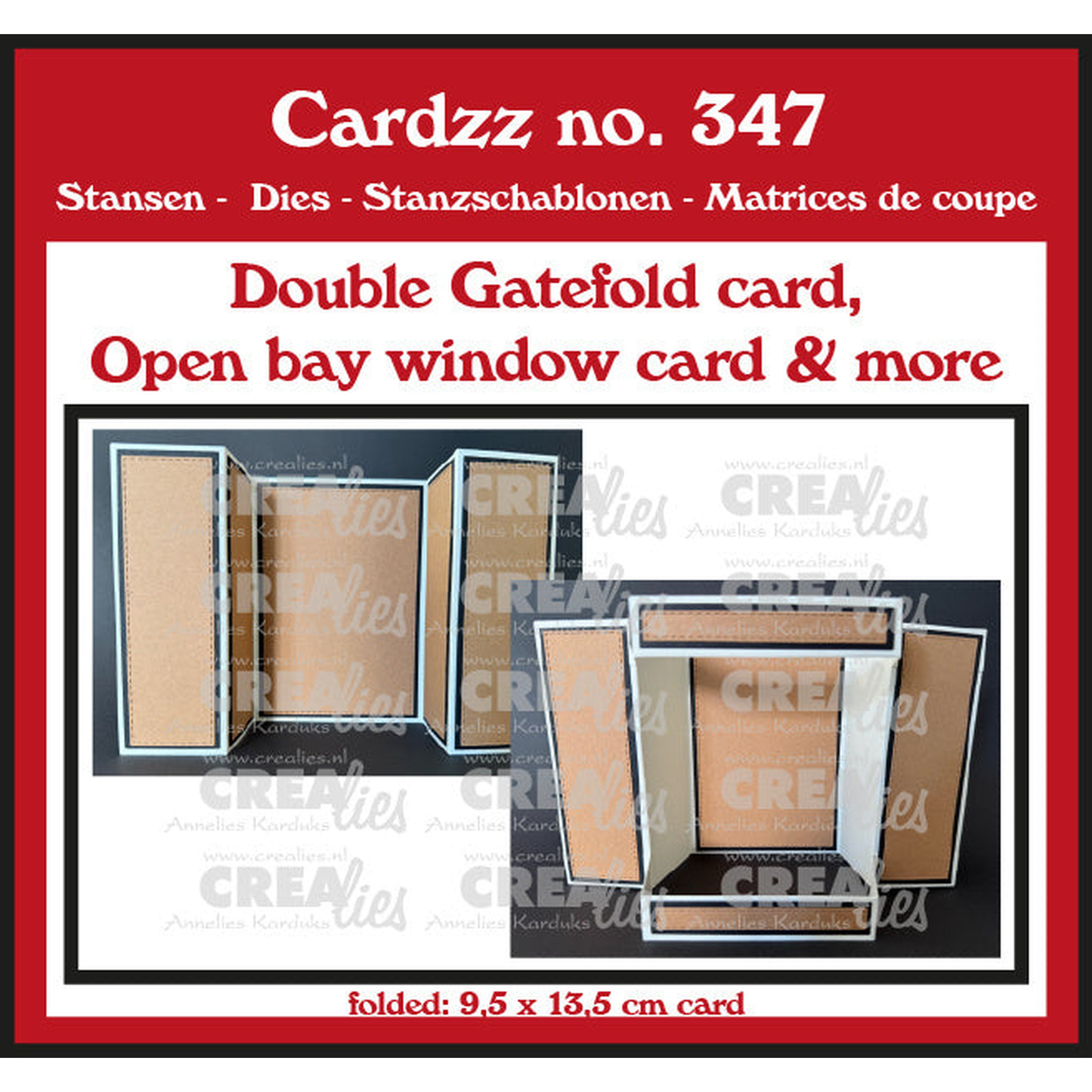 Double Gatefold Card / Open Bay Window Card/Bridge Card