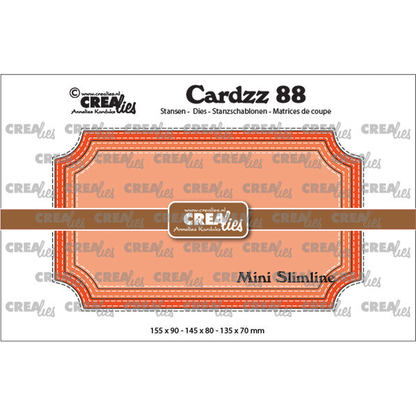 Cardzz No. 88 Mini Slimline H Ticket with Double Stitch