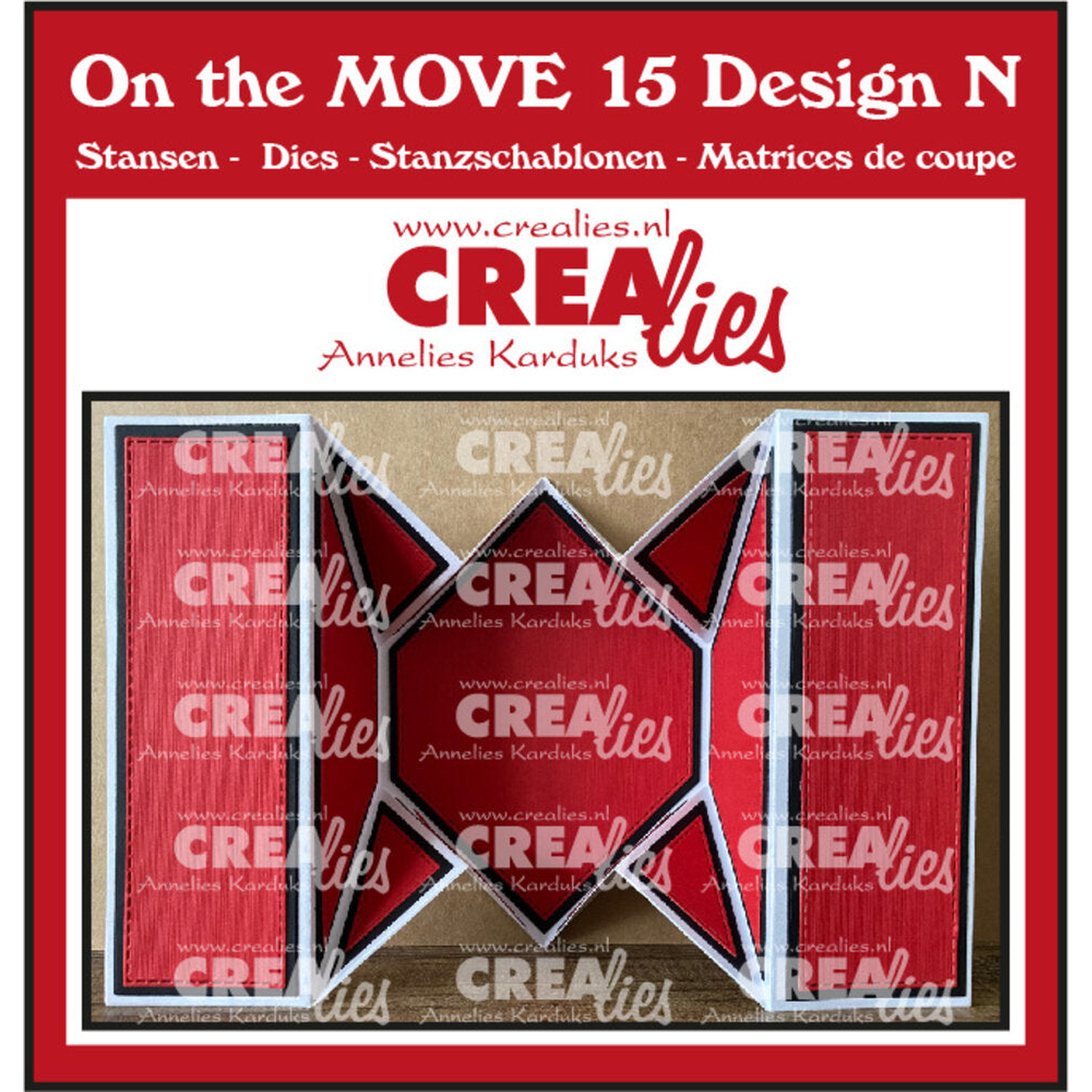 On The Move No. 15 Design N Fold Flat Box Card