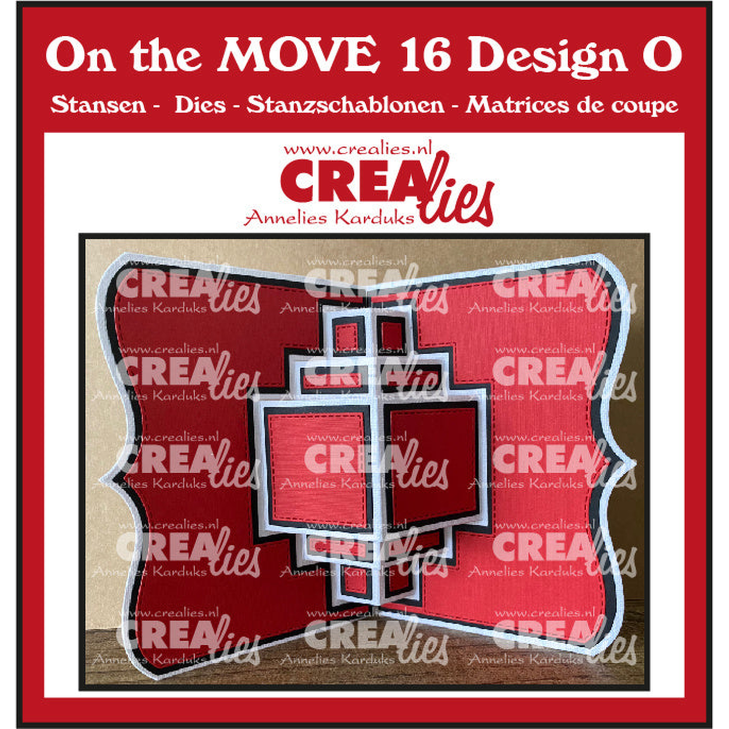 On The Move No. 16 Design O Pop Up Card