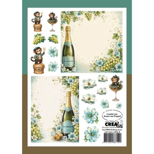 Cutting Sheets Let's Have A Drink D