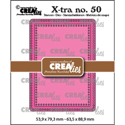 X-tra Dies No. 50 ATC with Small Circles