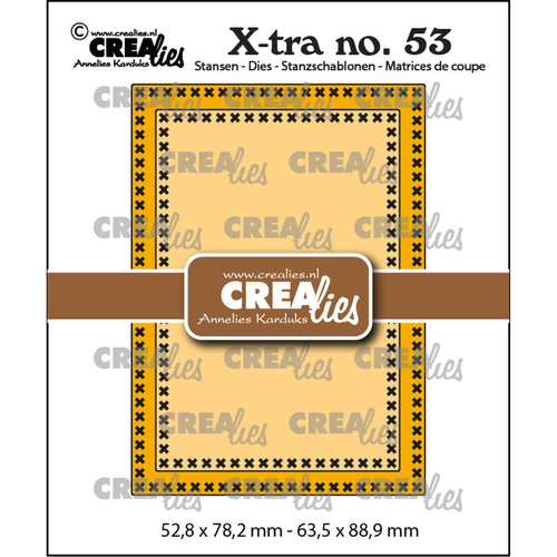 X-tra Dies No. 53 ATC Cross Stitch