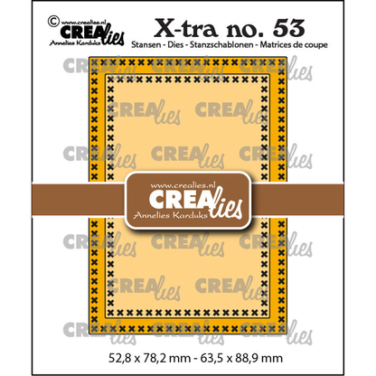 X-tra Dies No. 53 ATC Cross Stitch